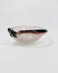 MCM MURANO AMETHYST LEAF BOWL/ASHTRAY
