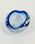 1950s MURANO COBALT BLUE SOMMERSO BOWL/ASHTRAY