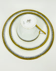 ANTIQUE ART DECO HEINRICH H & CO. SELB BAVARIA IMPERIAL TEA CUP AND SAUCER SET