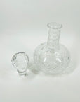 ANTIQUE STUART DIAMOND CUT CRYSTAL DECANTER