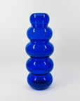 1960s AFORS COBALT BLUE GLASS SPACE AGE HOOP VASE