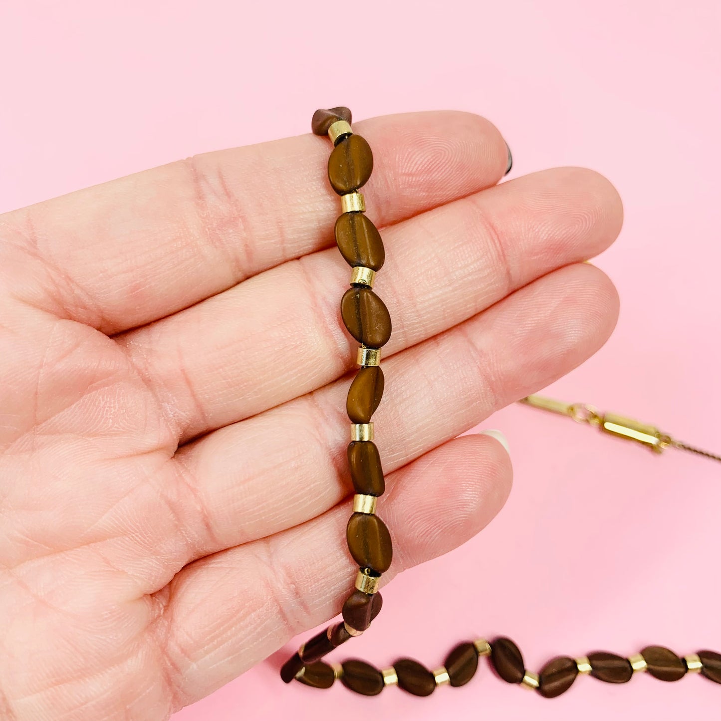 WOOD BEADS NECKLACE