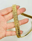 1950s CORO ROSE TEXTURED CLEOPATRA NECKLACE