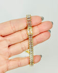ART DECO STYLE GP COSTUME DIAMONTE TENNIS NECKLACE