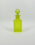 URANIUM GLASS PERFUME BOTTLE