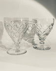 ANTIQUE CUT SCOTTISH CRYSTAL GLASSES