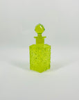 URANIUM GLASS PERFUME BOTTLE
