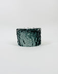 GEOFFREY BAXTER BARK GLASS CANDLE HOLDER