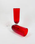 RUBY CHAMPAGNE FLUTES