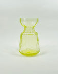 MIDCENTURY FINNISH URANIUM GLASS POSY VASE BY TAMARA ALADIN FOR RIIHIMAEN LASI