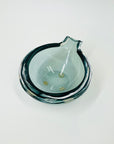 1950s SIGNED HOLMEGAARD GREY SOMMERSO GLASS MINI BOWL/ASHTRAY