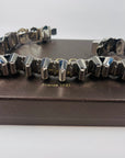 VINTAGE GUCCI STAINLESS STEEL HARDWARE COLLAR NECKLACE