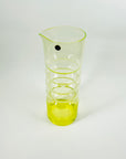 MIDCENTURY FINNISH URANIUM GLASS JUG/CARAFE SET BY NANNY STILL FOR RIIHIMAEN LASI