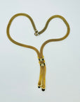 1970s CORO MESH LARIAT NECKLACE