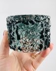 GEOFFREY BAXTER BARK GLASS CANDLE HOLDER