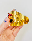 RUNWAY 1980s GUCCI GRIPOIX TUTTI FRUITTI CUFF
