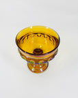 ANTIQUE CARNIVAL GLASS COMPORT