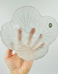 1980s JAPANESE HOYA SMALL GLASS SHELL BOWL