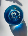 COBALT BLUE SPACE AGE PAPERWEIGHT
