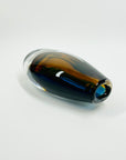 1950s HARLEQUIN SOMMERSO GLASS POSY VASE BY VICKE LINDSTRAND FOR KOSTA BODA