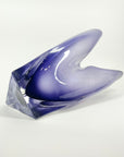 1970s JAPANESE HINERI CASED PURPLE HANDKERCHIEF GLASS VASE