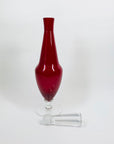 RUBY GLASS DECANTER