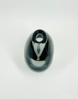 1950s GREY SOMMERSO GLASS VASE BY SVEN PALMQVIST FOR ORREFORS