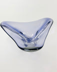 LARGE 1970s JAPANESE PURPLE SOMMERSO GLASS BOWL