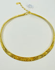 1950s CORO ETCHED COLLAR NECKLACE