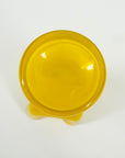 MIDCENTURY SIGNED FINNISH GLASS HANDKERCHIEF POIMU VASE BY INKERI TOIKKA FOR NUUTAJARVI NOTSJO