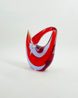 1950s MURANO RUBY RED NEODYMIUM GLASS BIRD PAPERWEIGHT/SCULPTURE