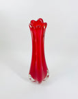 RED SWUNG VASE