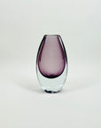 1950s PURPLE SOMMERSO GLASS POSY VASE BY GUNNAR NYLUND FOR STROMBERGSHYTTAN