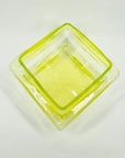 LARGE MIDCENTURY FINNISH URANIUM GLASS VASE BY HELENA TYNELL FOR RIIHIMAEN LASI