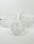 1970s IITTALA ULTIMA THULE ICE GLASS BOWL