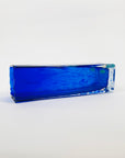 1980s AUSTRALIAN ART GLASS COBALT BLUE VASE