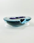 1950s BLUE PURPLE MURANO SOMMERSO GLASS BEAN BOWL