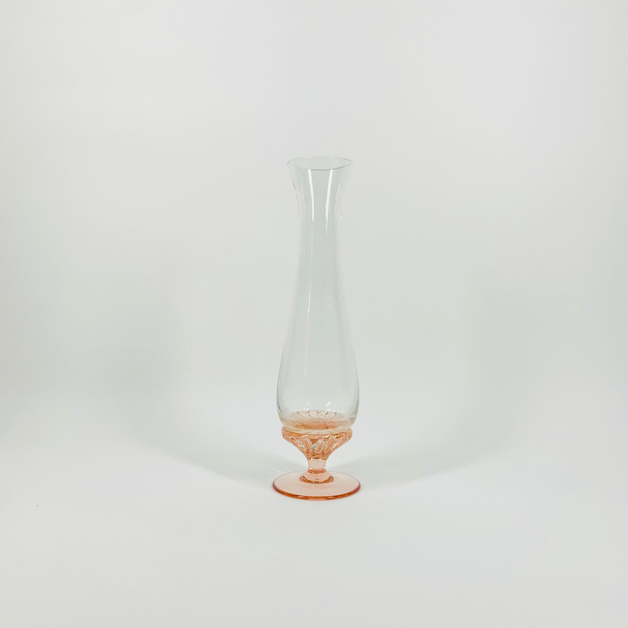 1950s PINK FOOTED POSY VASE