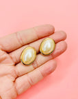 TRIFARI PEARL EARRINGS