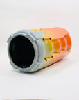 ORANGE FLAME POTTERY VASE