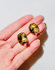 1990s BEAN STUDS PIERCED EARRINGS