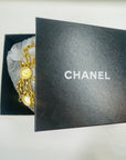 1990s CHANEL MATELASSE GOLD PLATED LOGO BELT