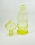 MIDCENTURY FINNISH URANIUM GLASS SULTAN SET BY NANNY STILL FOR RIIHIMAEN LASI
