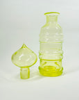 MIDCENTURY FINNISH URANIUM GLASS SULTAN SET BY NANNY STILL FOR RIIHIMAEN LASI