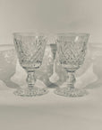 ANTIQUE STUART CRYSTAL GLASSES