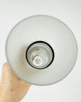 1980s SATIN GLASS PAPERWEIGHT COUPE