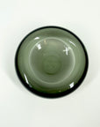 1960s HOLMEGAARD SIGNED GREY GLASS STONE BOWL BY PER LUTKEN