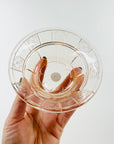 ANTIQUE DEPRESSION PINK PRESSED GLASS PLATE/BOWL/DINNER SERVICE