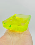 ART DECO URANIUM GLASS NUDE PIN DISH/ASHTRAY