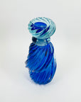 1930s MURANO COBALT BLUE TWIST SOMMERSO GLASS DECANTER